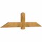 Ekena Millwork Eugene Rough Sawn Timber Gable Bracket, Western Red Cedar, 72"W x 18"H x 2"D x 6"F, 6/12 Pitch GBW072X18X0206EUG00RWR - alternate 3